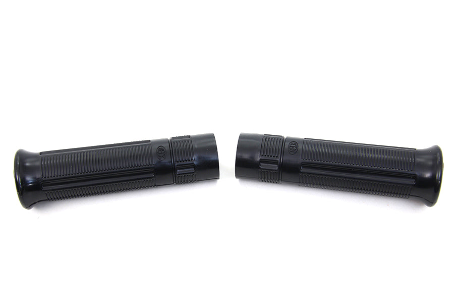 Black Beck Plastic Grip Set For Harley-Davidson And Indian 1915-1952