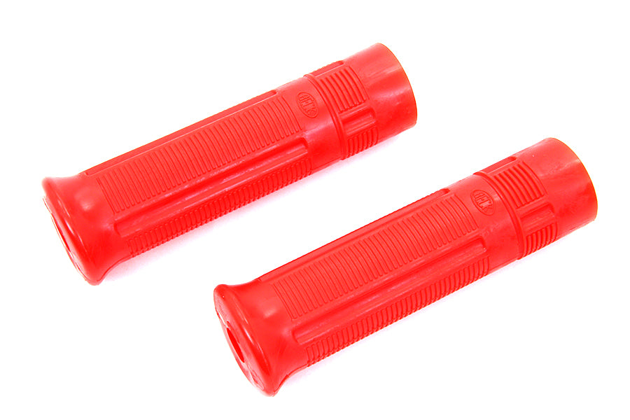 Red Beck Plastic Grip Set For Harley-Davidson And Indian 1915-1952