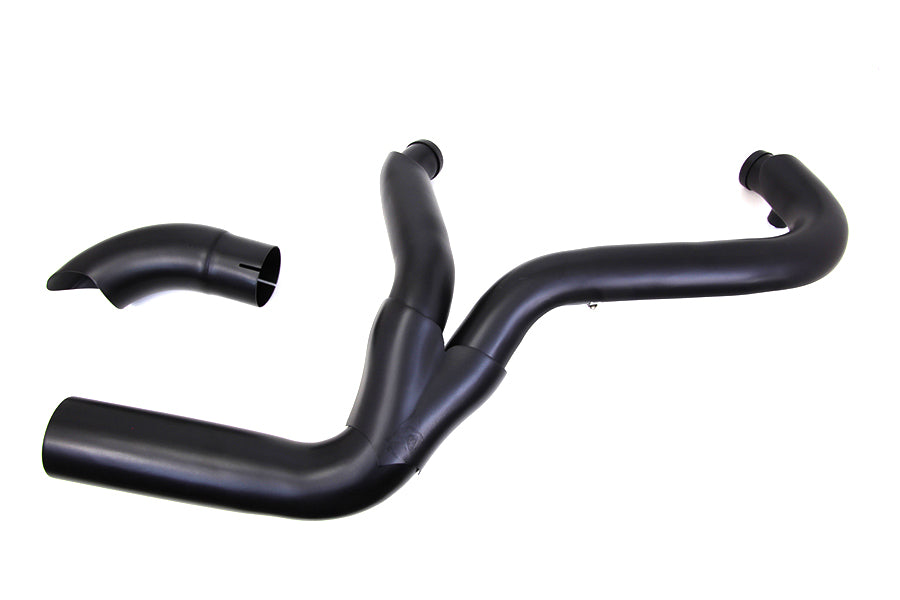 Harley-Davidson 2 into 1 Exhaust Header Set Black For Harley-Davidson Touring 2007-2016