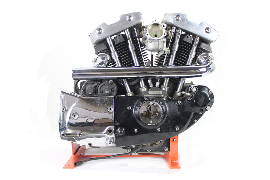 2-1 Horizontal Siamese Exhaust Header For Harley-Davidson Sportster Ironhead