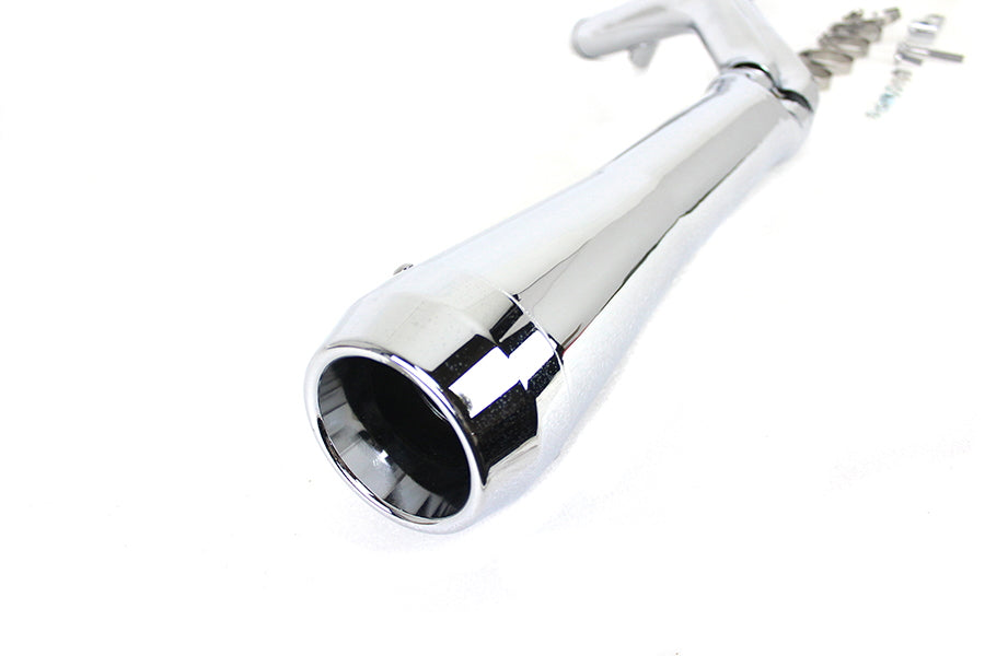 Tracker Exhaust System Chrome For Harley-Davidson 2004-2013