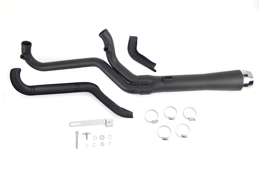 Tracker Exhaust System Black For Harley-Davidson Sportster 2004-2013