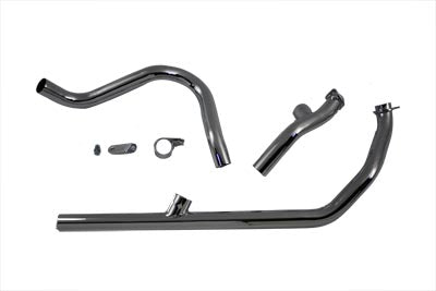 Dual Crossover Exhaust Header For Harley-Davidson Shovelhead FLT 1980-1983