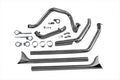 True Dual Chrome Exhaust System For Harley-Davidson Shovelhead 1970-1984