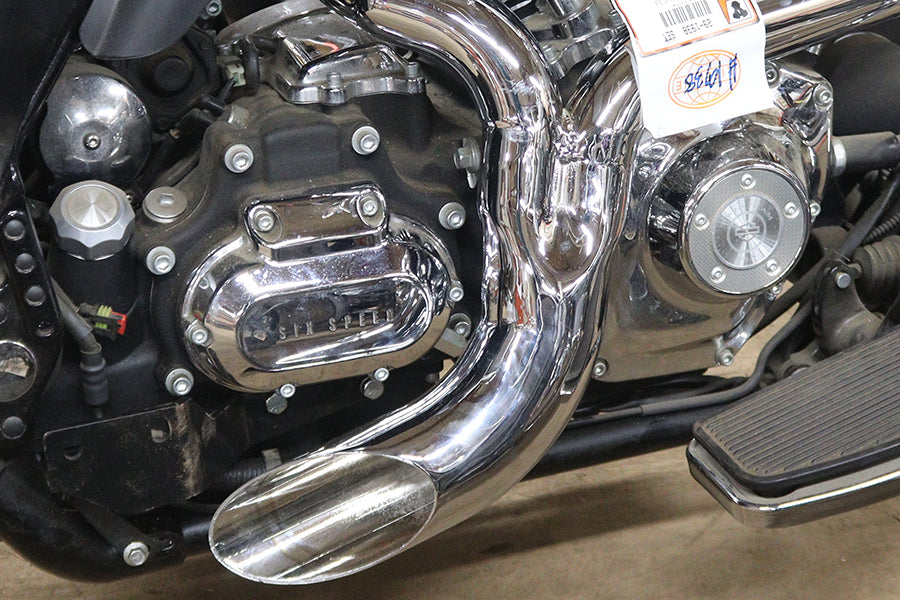 Lakester 2 Into 1 Exhaust Chrome For Harley-Davidson Touring 2007-Up