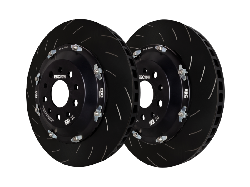Rotores delanteros de 2 piezas SG Racing para Chevrolet Corvette Stingray C8 6.2L 2020+ de EBC Racing