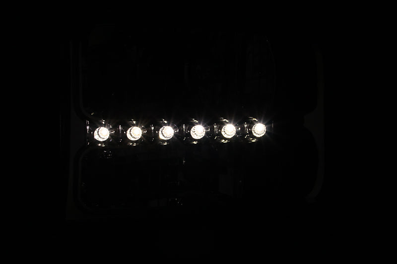 ANZO 1994-2001 Dodge Ram Crystal Scheinwerfer, Schwarz