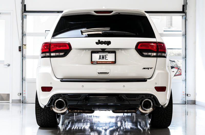 AWE Tuning 2020 Jeep Grand Cherokee SRT Touring Edition Auspuff - Diamond Black Endrohre