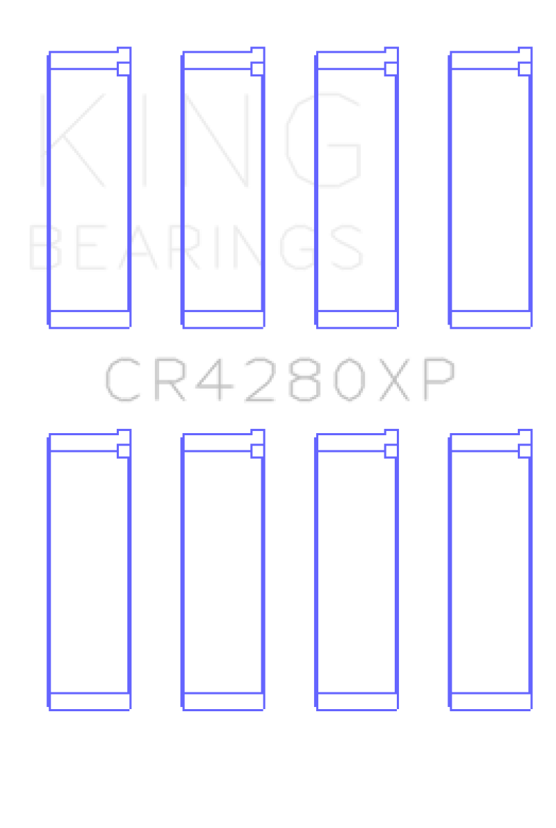KingFor  Subaru WRX/STi EJ20/EJ22/EJ25 48mm Rod (Size STD) Performance Rod Bearing Set