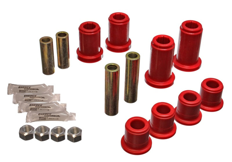 Energy Suspension 01–06 GM Silverado C2500 HD 2WD/K2500 HD 4WD, rot, Vorderachs-Querlenkerbuchsen-Set