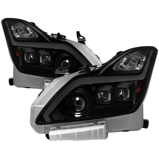 Faros delanteros xTune para Infiniti G37 Coupe HID únicamente 08-15, ahumados en negro PRO -JH-IG3708-2D-LB-BSM