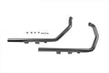 Exhaust Drag Pipe Set Straight Cut Ends For Harley-Davidson Sportster 2004-2006