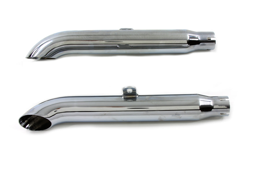 Turnout Slip-On Muffler Exhaust For Harley-Davidson Sportster 1980-2003
