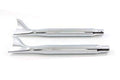 27" tapered fishtail muffler set for Harley-Davidson