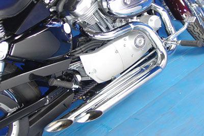 Drag Pipe Set Slash Cut Exhaust For Harley-Davidson Sportster 2004-2006