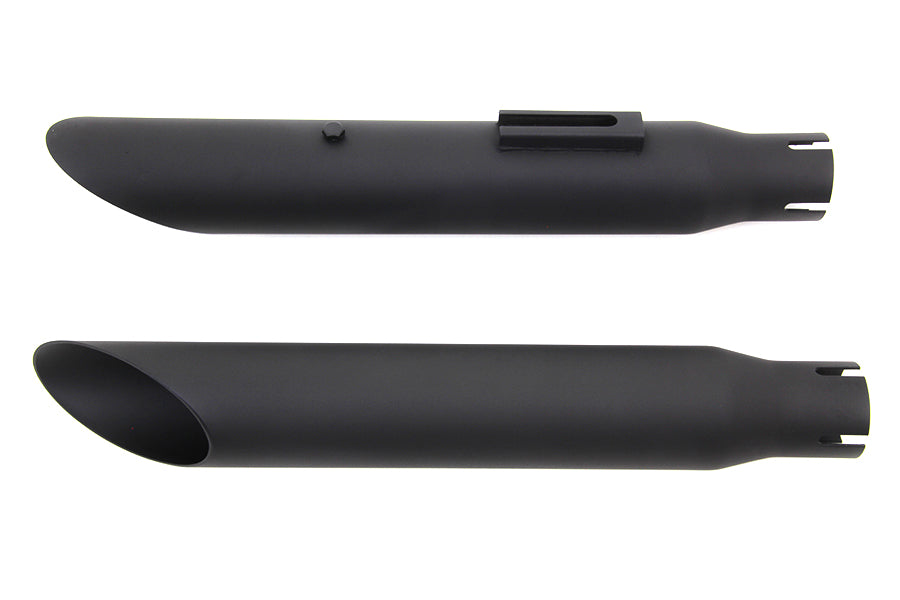 Universal Black Slash Slip-On Muffler Set For Harley-Davidson
