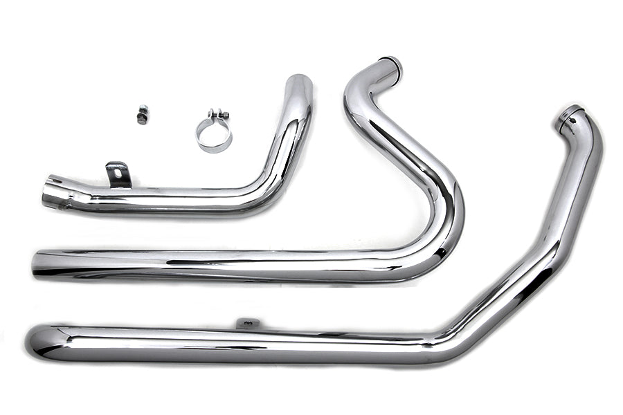 Crossover True Dual Exhaust Header Pipes For Harley-Davidson 66848-09 66855-09 66855-09 66849-09 66858-09