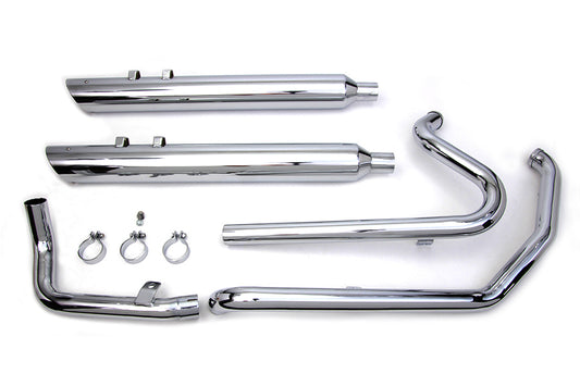 True Dual Crossover Exhaust Header System For Harley-Davidson Touring 2009
