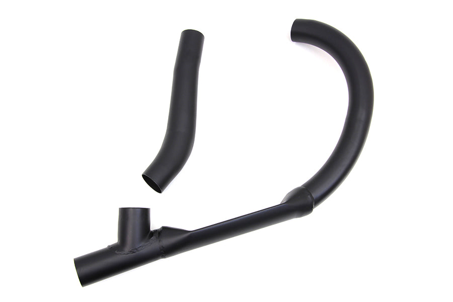 Black Exhaust Header Set For Harley-Davidson Flathead 1937-1952