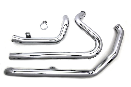 True Dual Crossover Exhaust Header Pipes For Harley-Davidson Touring 2010-2016 66855-10A 66858-09