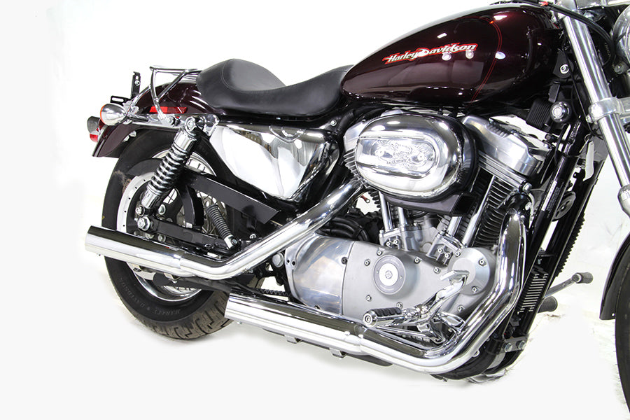 Chrome Side Slash Muffler Set For Harley-Davidson Sportster 2014 And Later