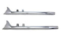 32" Scalloped Fishtail Set Chrome For Harley-Davidson Touring 1995-2016