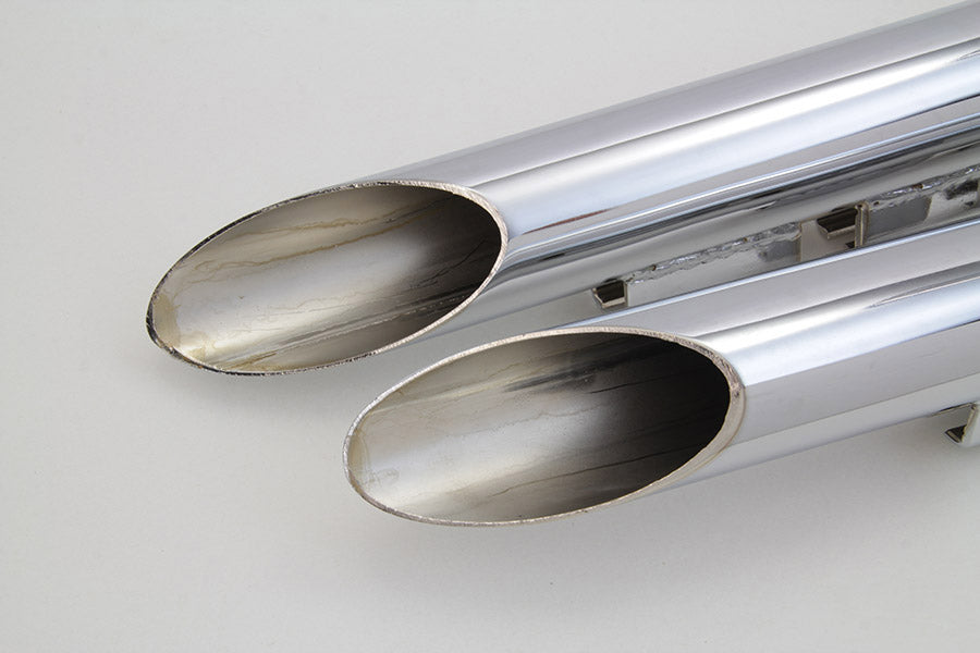 Juego de tubos de arrastre cromados de 1-3/4" para Harley-Davidson FXR 1984-1994