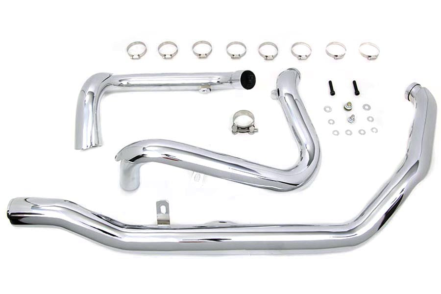 True Dual Header Set Chrome For Harley-Davidson Touring M8 2017 and Later