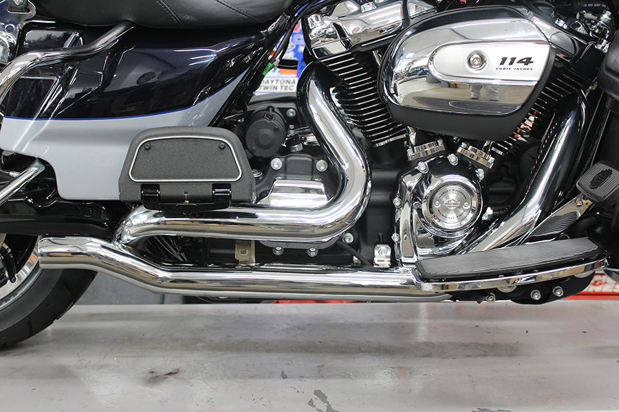 True Dual Header Set cromado para Harley-Davidson Touring M8 2017 y posteriores