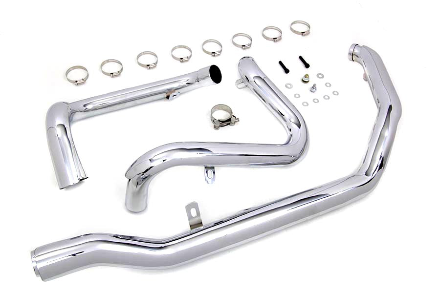 True Dual Header Set Chrome For Harley-Davidson Touring M8 2017 and Later