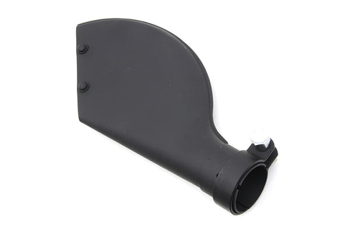 1-3/4" Auspuffendrohr im Batique-Stil schwarz für Harley-Davidson