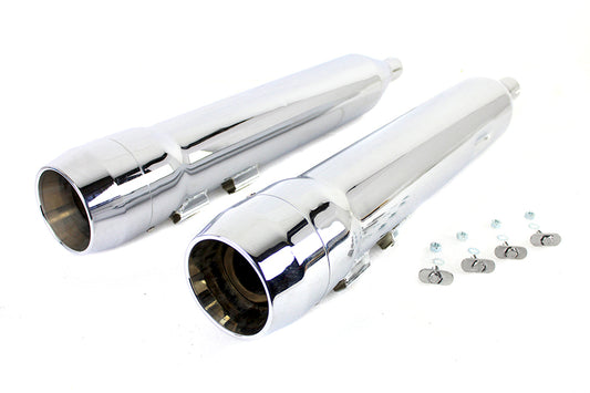 Street Cannon Exhaust Mufflers Chrome For Harley-Davidson Touring 1995-2016