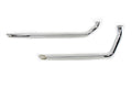 40" Shotgun Exhaust Drag Pipe Set For Harley-Davidson Shovelhead 1970-1984