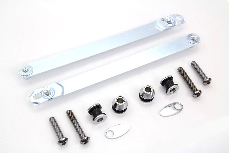 Befestigungsteile-Kit für abnehmbare Seitenplatten für Harley-Davidson Dyna 2009–2017