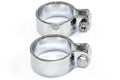 Chrome Muffler Clamp Set For Harley-Davidson 65276-62