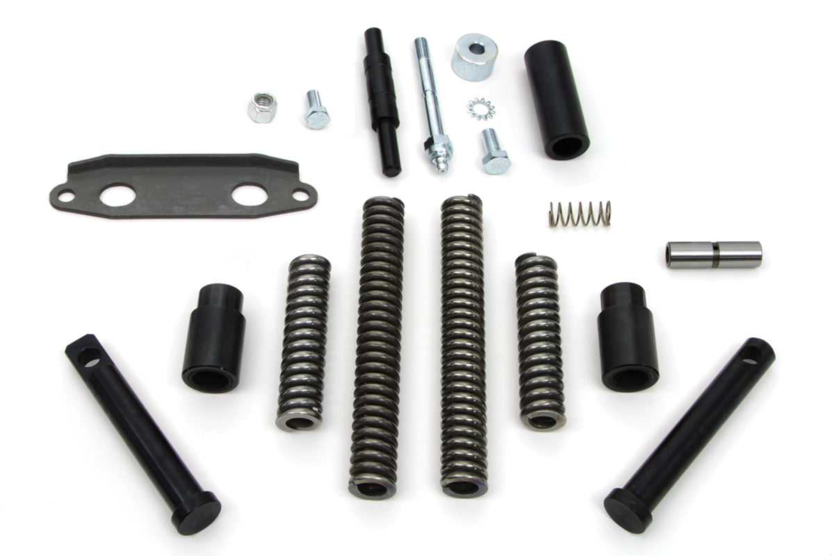 Black Finish Seat Plunger Kit For Harley-Davidson Sportster 1954-1970