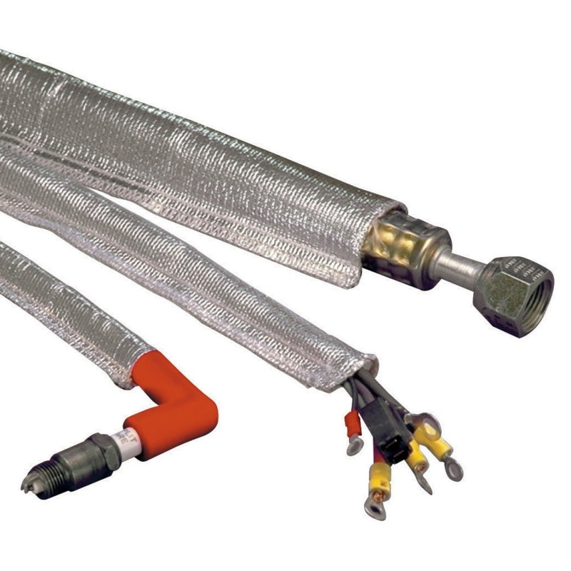 Funda térmica DEI de 3/4 pulg. x 3 pies, funda aluminizada, borde cosido