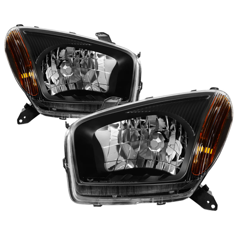 Faros delanteros xTune estilo OEM Toyota RAV4 2001-2003 - Negro HD-JH-TRAV4-AM-BK