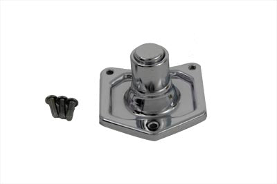 Direct Starter Motor Solenoid Button Chrome For Harley-Davidson