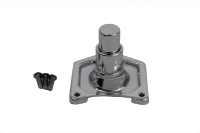 32-0742 Remote Starter Motor Solenoid Button Chrome For Harley-Davidson