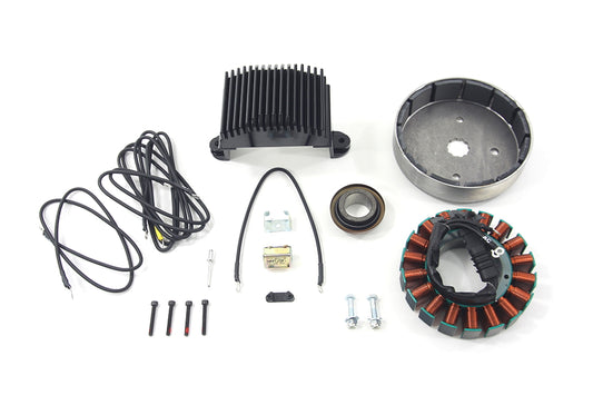 Cycle Electric CE-81A 3-Phase 50A Alternator Charging System Kit For Harley-Davidson Evolution