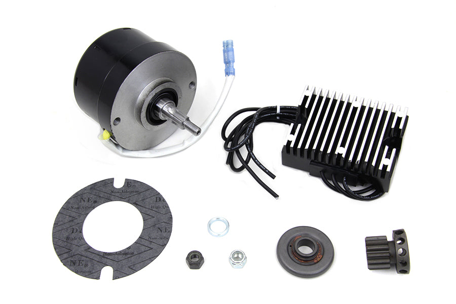 12 Volt Alternator Generator Conversion Kit For Harley-Davidson Flathead 1930-1973