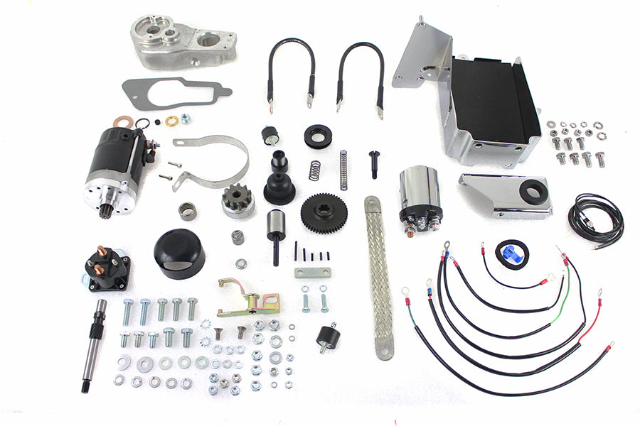 Electric Starter Kit For Harley-Davidson Sportster Ironhead 1971-1976