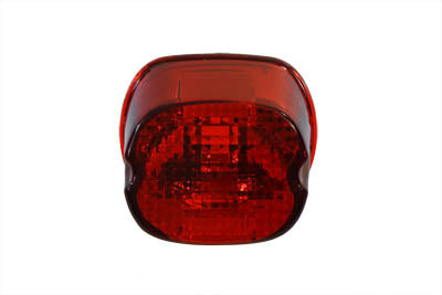 Laydown style tail lamp lens red for Harley-Davidson 1999-2003