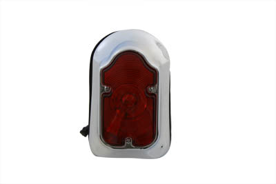 Tombstone Tail Lamp Assembly Without License Plate Window For Harley-Davidson