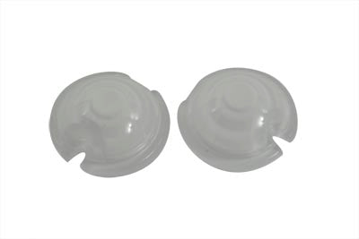 Replica Marker Lamp Lens Glass Bullet Style White For Harley-Davidson