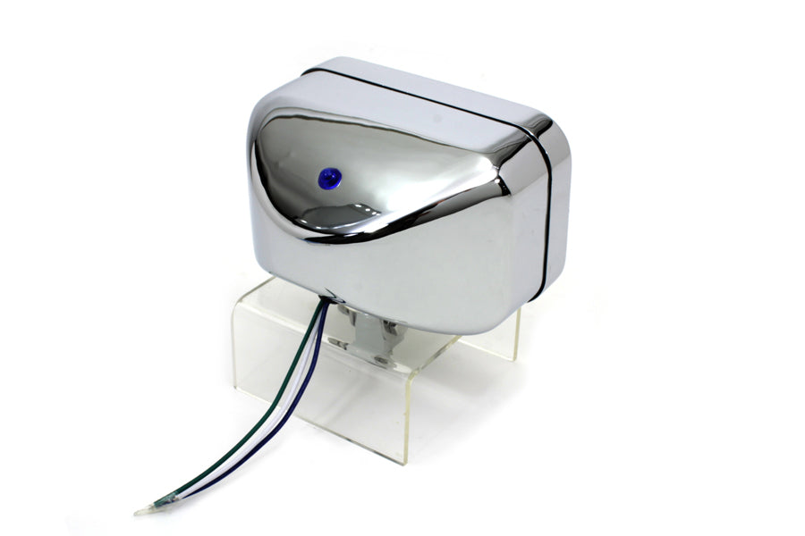 Complete Caddy 12V Bottom Mount Headlamp With Bulb For Harley-Davidson