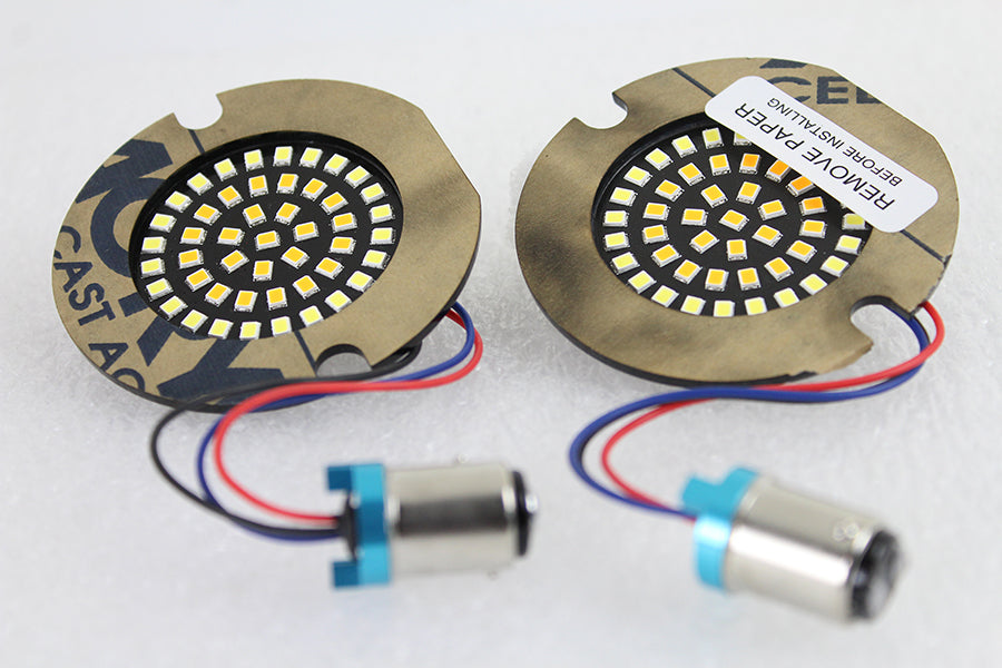 Cyron Wide View Blinkereinsatz-Set LED-Umbau für Harley-Davidson