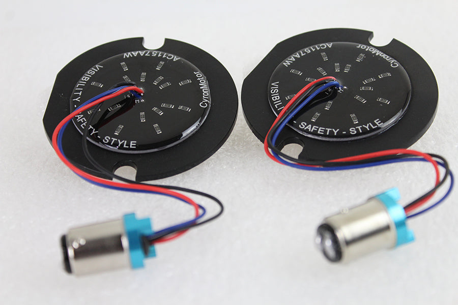 Cyron Wide View Blinkereinsatz-Set LED-Umbau für Harley-Davidson