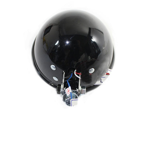 Faro delantero LED estilo Bates de 5-3/4" negro para Harley-Davidson